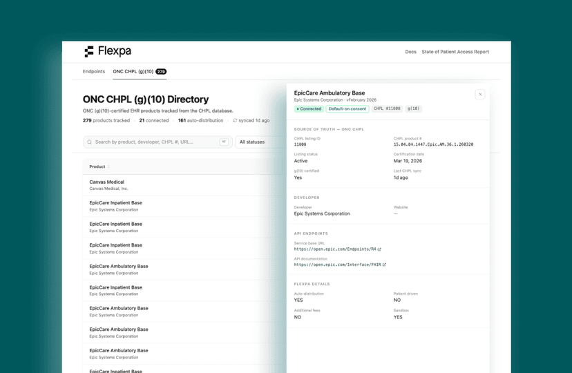 Introducing the ONC CHPL (g)(10) Certified Directory